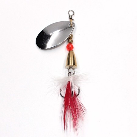 Spinning spinning namazu unwin, 5.5 g, color 01 silver