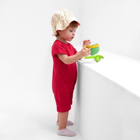 Pesnopher-trowel children's minku, Fuchsia color, height 86-92 cm-4