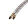 Zein mixer eyeliner, 1/2 nut, M10 fitting, 40 cm, installation key, set 2 pcs
