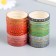 Sticky tape paper "Favorite flowers" set 20 pcs. 0.5 cm dl. 2 m 4x10 cm