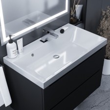 Sink uperwood Classic, furniture, 80 cm, rectangular