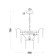 Caustra Freya Fr5143PL-07G HLOYA, 500x500x750 mm, E14, 7x60W, color gold