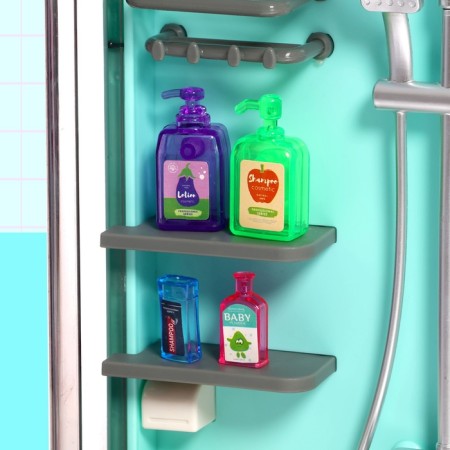 A set of furniture for dolls "Bathroom": a bathroom, a sink, post -deck-9