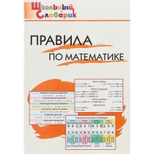 Directory. Rules in mathematics Primary school, Klyukhina I. V.