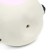 Power Toy for Dogs "Cow-Kugya", 14 cm, white/pink