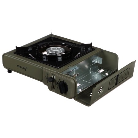 Maclay gas stove for camping, with an adapter-8