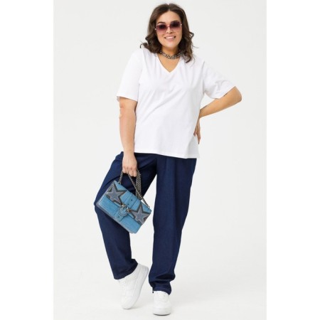Female T -shirt, size 68, white color-2