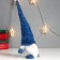Interior doll "Santa Claus in a blue cap-traffic" 28x9x7 cm