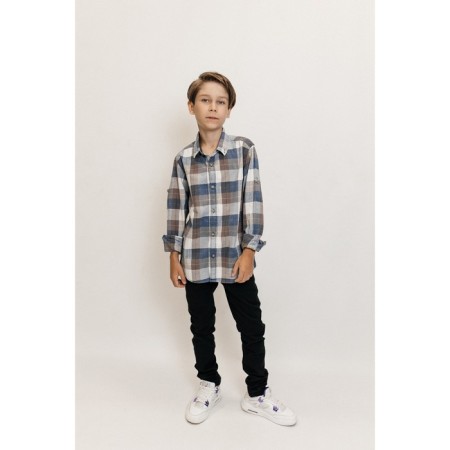 Surchaka upper for ISee boys, height 158-164 cm, blue color-1