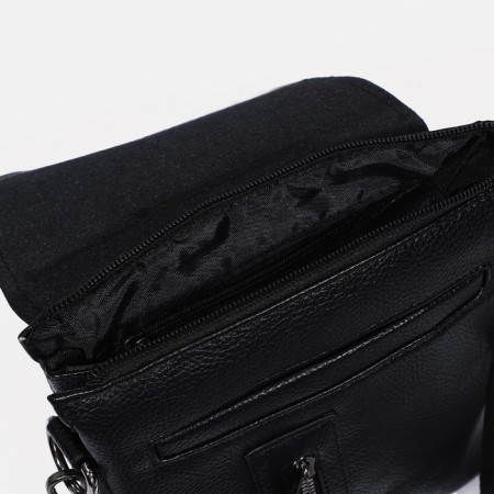 Male bag, black color-3