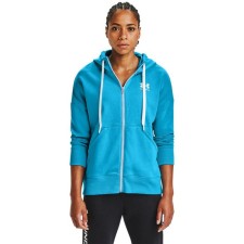 Толстовка женская, Under Armour Rival Fleece FZ Hoodie, размер 42-44 (1356400-417)