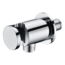 Shower hose connection Wasserkraft A135, watering room, brass, chrome