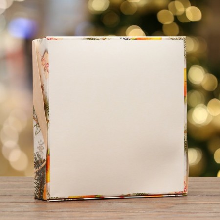 Folding box "mood", 20 x 20 x 4 cm with a window-3