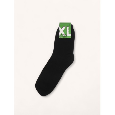 Socks male terry, black color, size 29-2