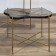 Sigryd coffee table, 540 × 390 × 400 mm, transparent / gold color
