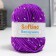 Yarn 60% acrylic, 30% cashmere, 10% silk "spring" 50 g 80 m color 09 purple