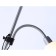 Floor lamp with a switch on the wire Ambrella Light, Floor, TR97626, 2HE27, E14, Silver Color