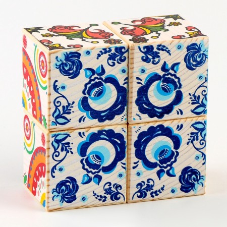 Cubes "Russian Patterns"-3