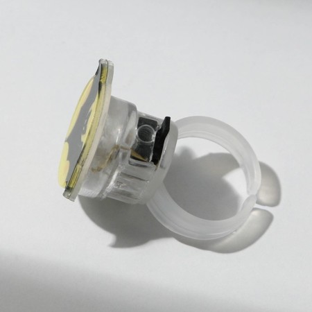 Children's ring with a spark on Halloween "Bat", dimensionless.-1