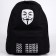 School youth backpack, lightning department, n/pocket, “mask”, black, 33x13x37
