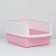Closed toilet 51 x 34 x 37 cm, pink+scoop (with UV lamp)