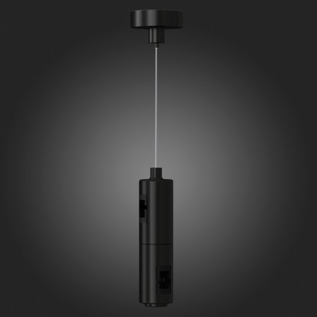 Sus with a double fixer ST LUCE. ST027.423.00. FARM, 4.5x4.5x215 cm, black color-3
