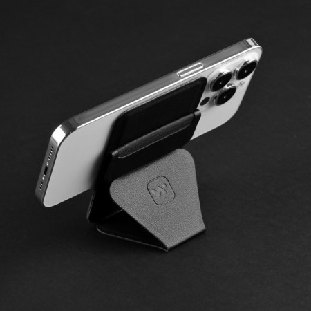 Windigo magnetic wallet, Magsafe support, for iPhone 12/13/14/15, graphite black-14