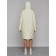 Coat insulated winter female, size 50, color light yellow