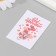 A postcard with the seeds "grow itself" all is just 5*7cm