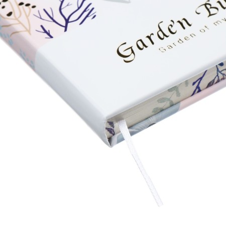Notebook Gift 112l, Line, with a Fleet, a cut with a pattern of the cover, flowers (17.7x13.5cm) 1-5