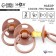 Nipple set - classic dummy 2 pcs, latex, for children with low weight