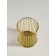 Storage for storage of manicure/cosmetic supplies, D 8 × 10 cm, golden color