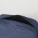 Lightning cosmetic bag, external pocket, blue color