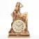 Table hours "Fireplace. Girl", discrete move, dial D-8.5 cm, 19 x 29 cm, aa