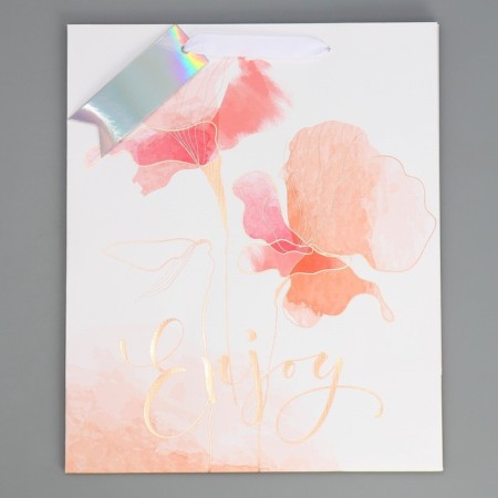 Gift package laminated, packaging, "tenderness", 25.4 x 30.5 x 12.7 cm-6