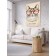 Decorative panel with photo printing "Be smart", vertical, size 150x200 cm