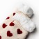 Women's socks with fur art.a39, pink color/wolf rr 36-40