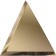 Triangular mirror bronze tiles with fedet 10 mm, 180x180 mm