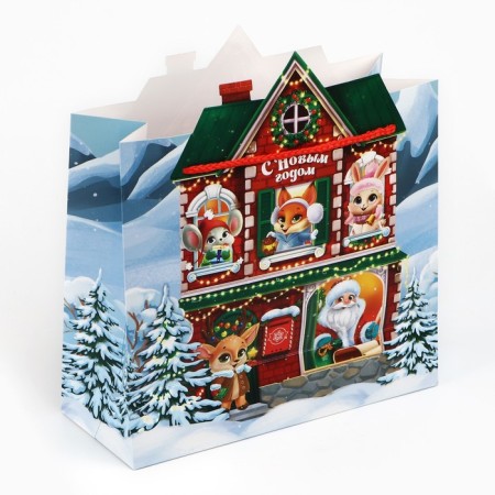Gift Package "New Year's House", 25 x 27 x 10 cm, New Year-5