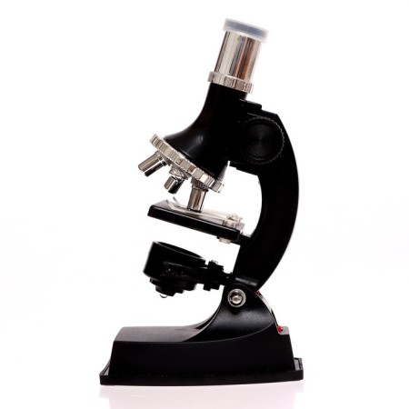 Set for the study of the microworld "Microscope + Kaleidoscope", 14 objects, lighting effects, works from batteries-9