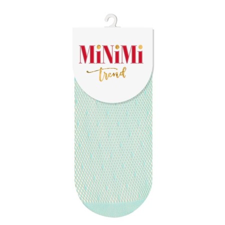 Women's socks Minimi Rete Pois, single size, Menta color