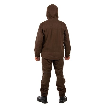 Costume of men's pride yakut, fleece, brown, river 68-70 Height 182-188-7