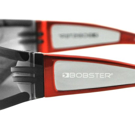 Shield II glasses red with smoky lenses-2