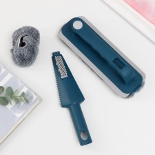 Brush transformer with a microfiber nozzle, 19 × 6 cm, additional brush
