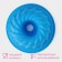 The form for baking the share "German cupcake. Custard cookies ", silicone, 23 × 10 cm, blue color