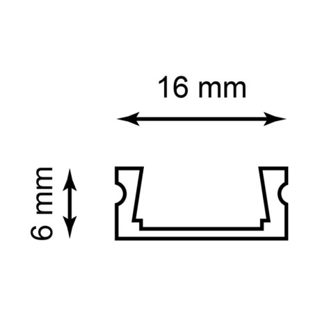 Feron, Cab262, 2 m, 2 m, white color profile-4