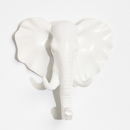 Nast-light decor "Elephant" 11 x 10.5 cm, white-2
