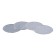 Foil is round, a set of 50 sheets without holes, D-12 cm, 3 packages