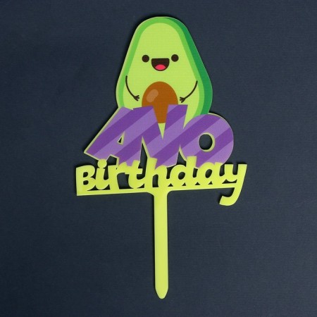 Topper Avo Birthday Avo-1