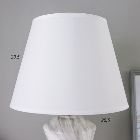Table lamp "Ilmrammore" 1he27 40W gray 25x25x42 cm Risalux-4